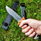 Ніж Gerber Ultimate Fixed Blade Knife, в піхвах + кресало і точила (довжина: 25.4cm, лезо: 12,2cm)