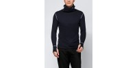 Вогнестійка худорлявість Aclima Work X-Warm Hood Sweater DarkNavy XL