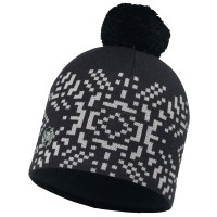 Шапка BUFF Knitted & Polar Hat (зима), whistler black 113346.999.10.00