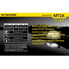 Ліхтар Nitecore MT2A (Cree XP-G2 R5, 345 люмен, 6 режимів, 2xAA)