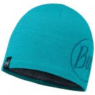 Шапка BUFF Knitted & Polar Hat (зима), solid logo turquoise 113518.789.10.00