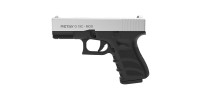 Пістолет сигнальний, стартовий Retay Glock G 19C (9мм, 7 зарядів), хром