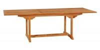 Тиковий стіл розкладний прямокутний TE-180T
