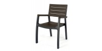 Стілець пластиковий Harmony armchair, сіро-коричневий