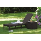 Шезлонг, Jaipur Sun lounger, віскі коричневий