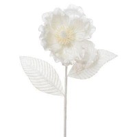 Декоративное украшение "Блестящий цветок" 20 см.