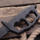 Ніж тренувальний Cold Steel Trench Knife Tanto (довжина: 343мм, лезо: 190мм, чорне), чорний