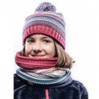 Шапка BUFF Junior Knitted & Polar Hat (зима), amity pink cerisse 113533.521.10.00