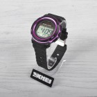 Годинник Skmei DG1096, фіолетовий, із сонячною панеллю, в металевому боксі.