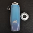 Термопляшка Polar Bottle Ergo Aurora (650мл), cyan