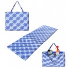 2 в 1 - килимок для пікніка + сумка Senat Holiday (1630х520х90мм, блискавка), синій візерунок