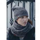 Шапка BUFF Knitted & Polar Hat (зима), liz dark navy 113505.790.10.00