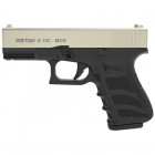 Пістолет сигнальний, стартовий Retay Glock G 19C (9мм, 7 зарядів), сатин