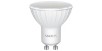 Світлодіодна лампа Maxus MR16 5W 4100K 220V GU10
