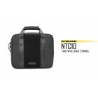 Сумка тактична Nitecore NTC10 (Cordura 1050D) + комплект модульних кишень (8шт.), чорна