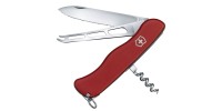 Ніж складаний, мультитул Victorinox Cheese Knife (111мм, 6 функцій), червоний 0.8303.W