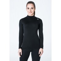 Термофутболка жіноча Aclima WarmWool Crew Neck Woman Black L