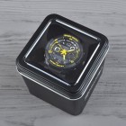 Годинник Skmei 1060, чорний-жовтий, в металевому боксі