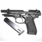 Пістолет сигнальний, стартовий Retay Beretta 92FS Mod.92 (9мм, 15 набоїв), чорний/нікель