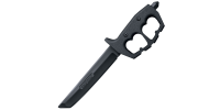 Ніж тренувальний Cold Steel Trench Knife Tanto (довжина: 343мм, лезо: 190мм, чорне), чорний