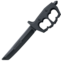 Ніж тренувальний Cold Steel Trench Knife Tanto (довжина: 343мм, лезо: 190мм, чорне), чорний