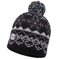 Шапка BUFF Knitted & Polar Hat (зима), vail black 113339.999.10.00