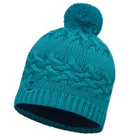 Шапка BUFF Knitted & Polar Hat (зима), savva blue capri 111005.718.10.00