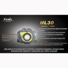 Ліхтар Fenix ​​HL30 Cree XP-G (R5), сіро-зелений