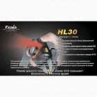 Ліхтар Fenix ​​HL30 Cree XP-G (R5), сіро-зелений