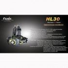 Ліхтар Fenix ​​HL30 Cree XP-G (R5), сіро-зелений