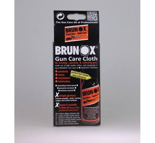 Brunox Gun Care, серветки для догляду за зброєю, 5шт у коробці