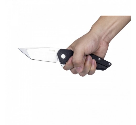 Нож Ruike P138 (черный, бежевый)