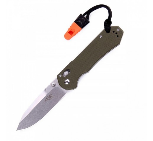 Нож Firebird F7452-WS (черный, зеленый)