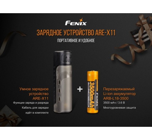 Зарядний пристрій Fenix ​​ARE-X11 (з акумулятором)