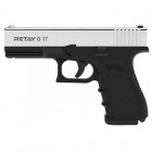 Пістолет сигнальний, стартовий Retay Glock G 17 (9мм, 14 зарядів), нікель