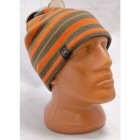 Шапка BUFF Knitted & Polar Hat (зима), laki stripes fossil 113520.311.10.00