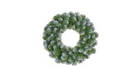 Вінок ø 0,45 см. декоративний Norton зелений з інеєм, Black Box Trees®
