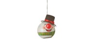 Прикраса декоративна Куля LED Сніговик 6,5 см, House of Seasons в ас., зелений