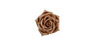 Прикраса декоративна кліпса, Троянда рожева 6*8 см, House of Seasons