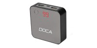 Зовнішній зарядний пристрій Power Bank DOCA D525 (8400mAh), чорний