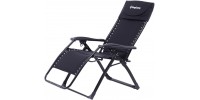 Шезлонг KingCamp Deckchair Enlarged Style(KC3903) Black