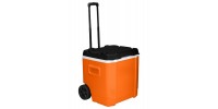 Ізотермічний контейнер на колесах TRANSFORMER ROLLER 60 л, оранжевий із чорним.
