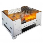 Гриль на вугіллі Esbit BBQ300S (180x230х305мм), нержавіюча сталь.