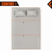 Килимок KingCamp COMFORT DOUBLE II (KM3594) BEIGE, що самонадувається