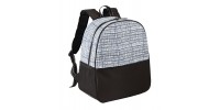 Ізотермічна сумка-рюкзак TE-3025, 25 л, білий принт