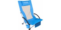 Розкладне крісло KingCamp High backed beach chair(KC1901) blue