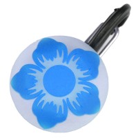 Карабін світлодіодний Nite Ize SBiner NI741, квітка (блакитна)