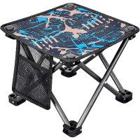 Складаний стілець KingCamp MINI FOLDING STOOL (KC1903) CAMOUFLAGEBLUE