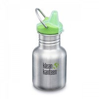 Пляшка для води Kid Kanteen Classic Sippy Cap 355 мл Brushed Stainless