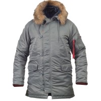 Куртка Chameleon Аляска N-3B Slim (р.44-46), сіра